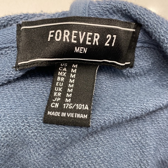 Forever 21 XXI Men’s distressed hoodie - Picture 3 of 5